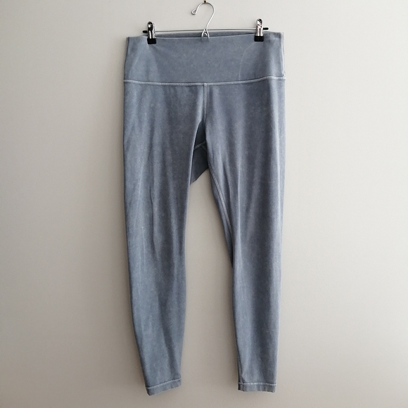 Lululemon Wunder Under High-Rise Tight 25" Full-On Luxtreme Washed Moon Blue 12 - Picture 3 of 15